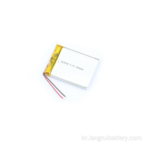 도매 3.7V 330mAh 충전식 배터리